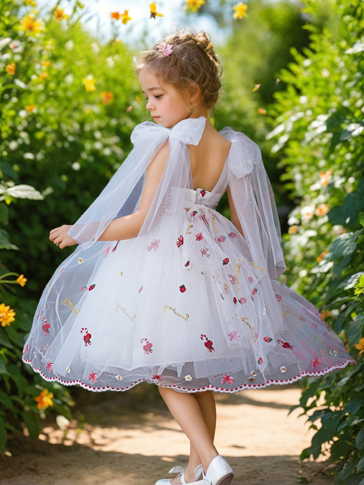 Robe Bébé Fille en Tulle Longueur Genou