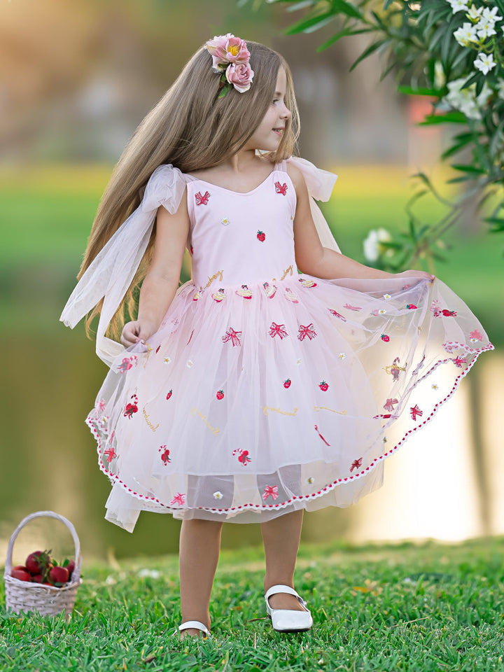 Robe Bébé Fille en Tulle Longueur Genou
