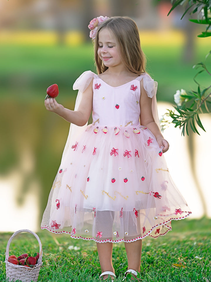 Robe Bébé Fille en Tulle Longueur Genou