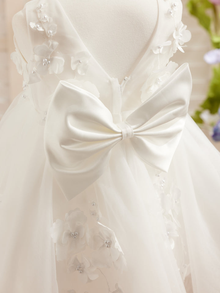 Robe de Demoiselle D'Honneur Sans Manches en Tulle Longueur Genou