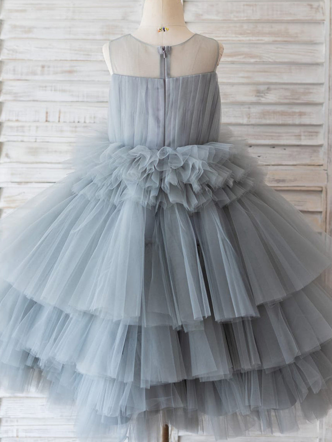 Robe de Bal/Princesse en Tulle Longueur Genou pour Demoiselle D'Honneur