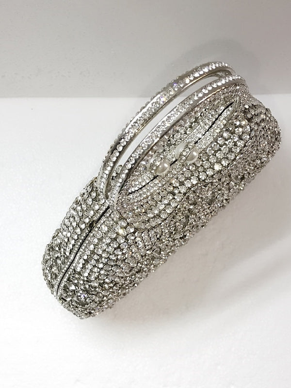 Pochettes en Alliage avec Cristaux et Strass