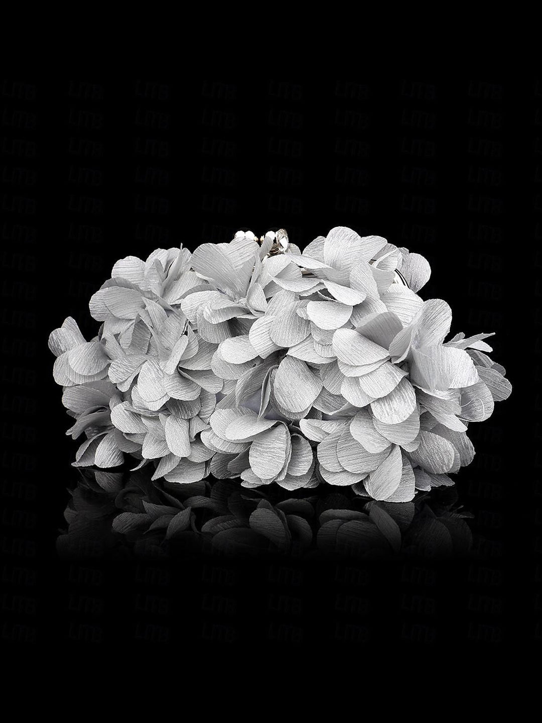 Pochettes en Satin de Couleur Unie avec Chaîne et Strass