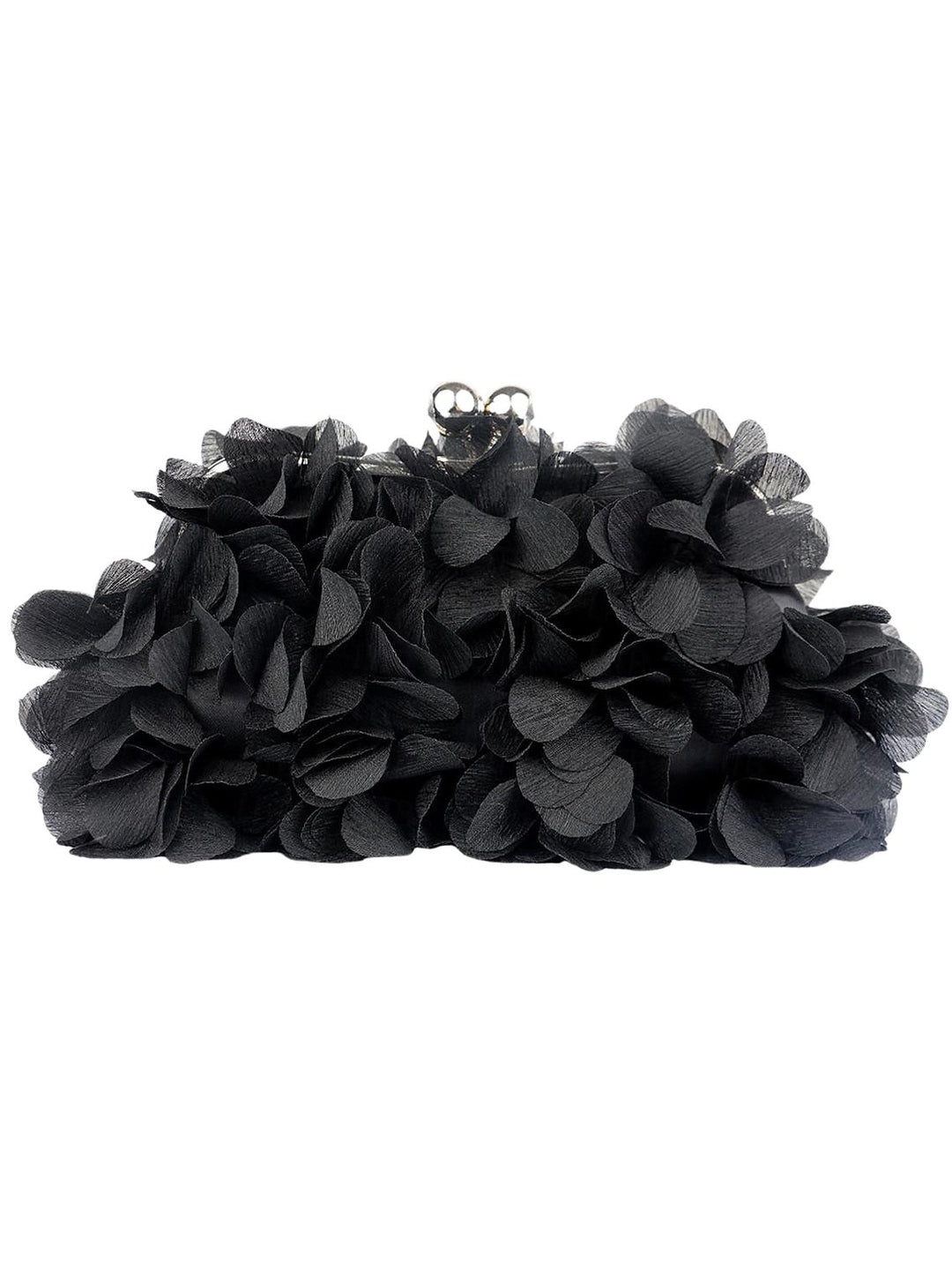 Pochettes en Satin de Couleur Unie avec Chaîne et Strass