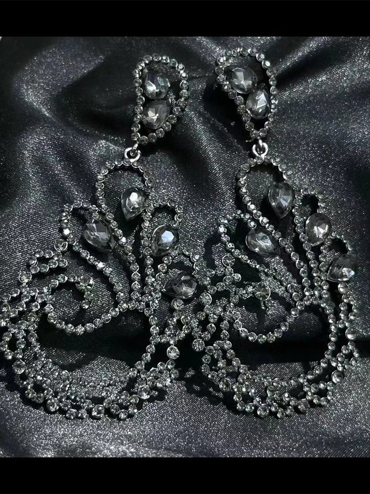 Boucles D'Oreilles à Strass et Diamants pour Femmes, Célébrités D'Internet