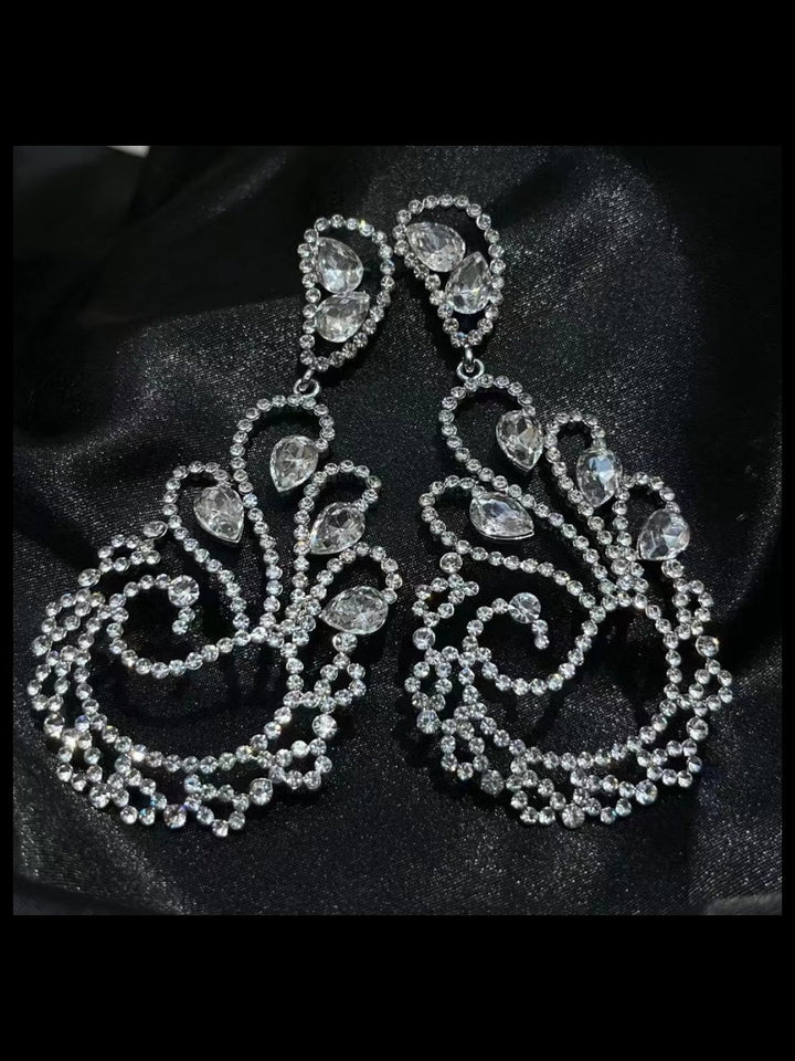 Boucles D'Oreilles à Strass et Diamants pour Femmes, Célébrités D'Internet