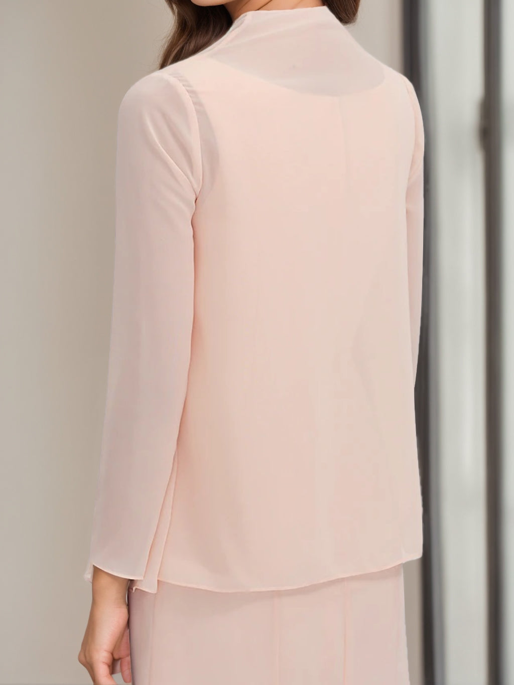 Gaine/Colonne Collier Bijou Tea Length Robes Mère de La Mariée avec veste & Perles