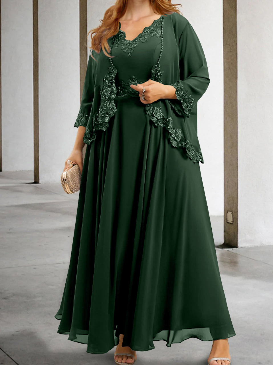 Robes de Mère de la Mariée Coupe A-Line/Princesse avec Appliques et Paillettes