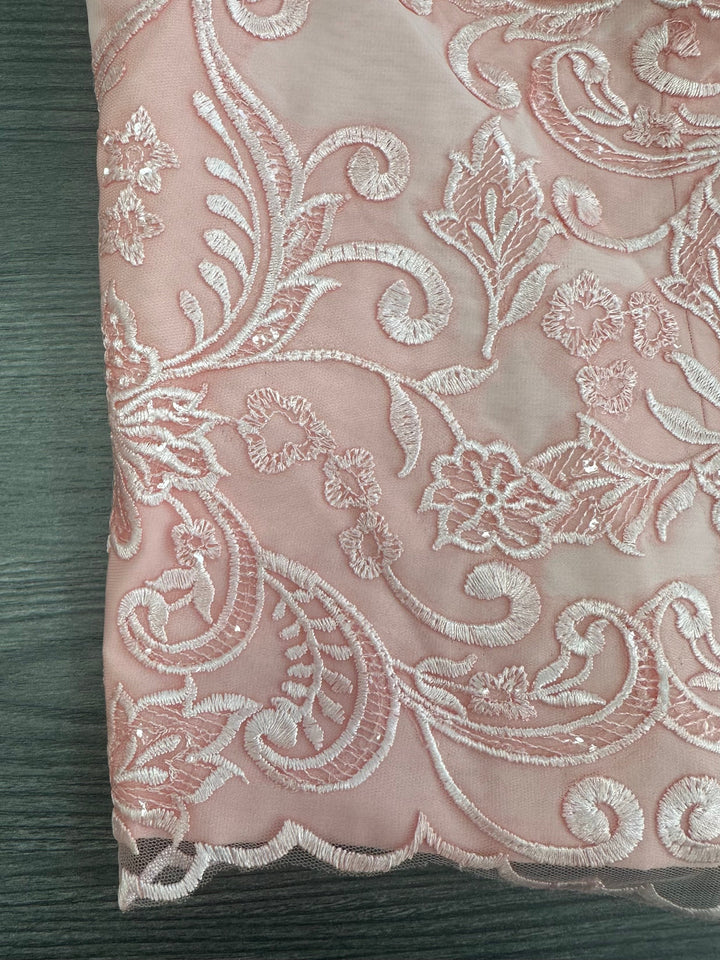 Tailleur-Pantalon en Mousseline à Col Rond et Longueur Au Sol pour Mère de la Mariée avec Veste et Applique