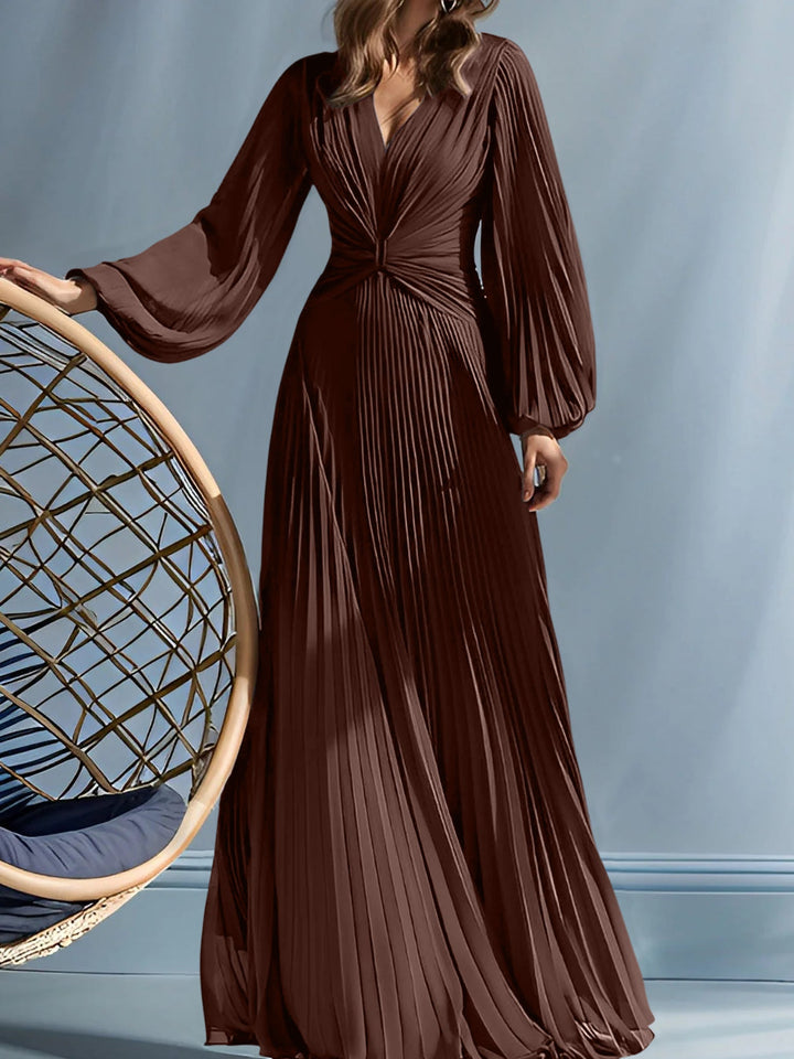 Robes de Mère de la Mariée A-Line/Princess à Col en V avec Fronces