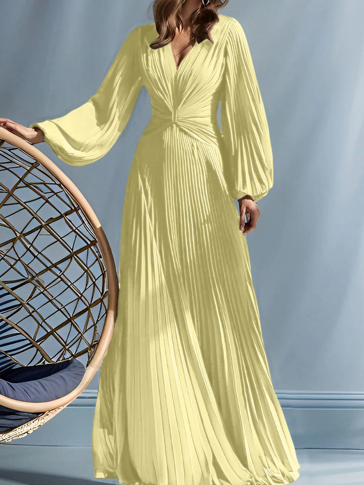 Robes de Mère de la Mariée A-Line/Princess à Col en V avec Fronces