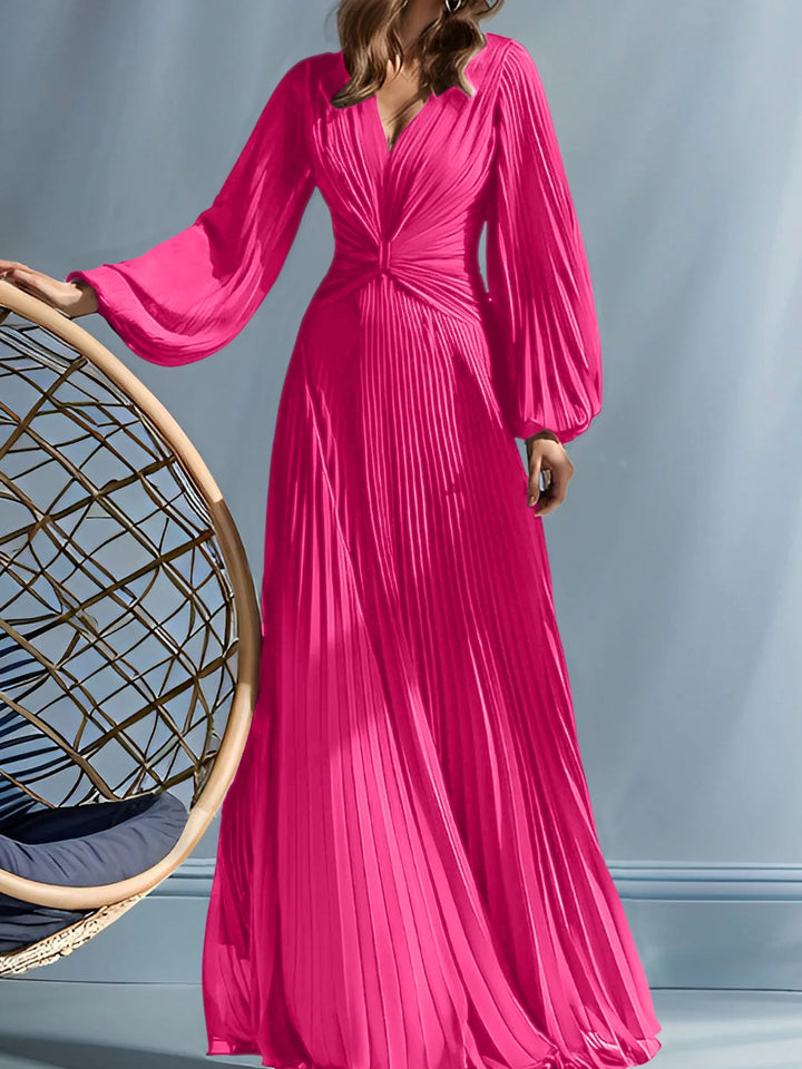 Robes de Mère de la Mariée A-Line/Princess à Col en V avec Fronces