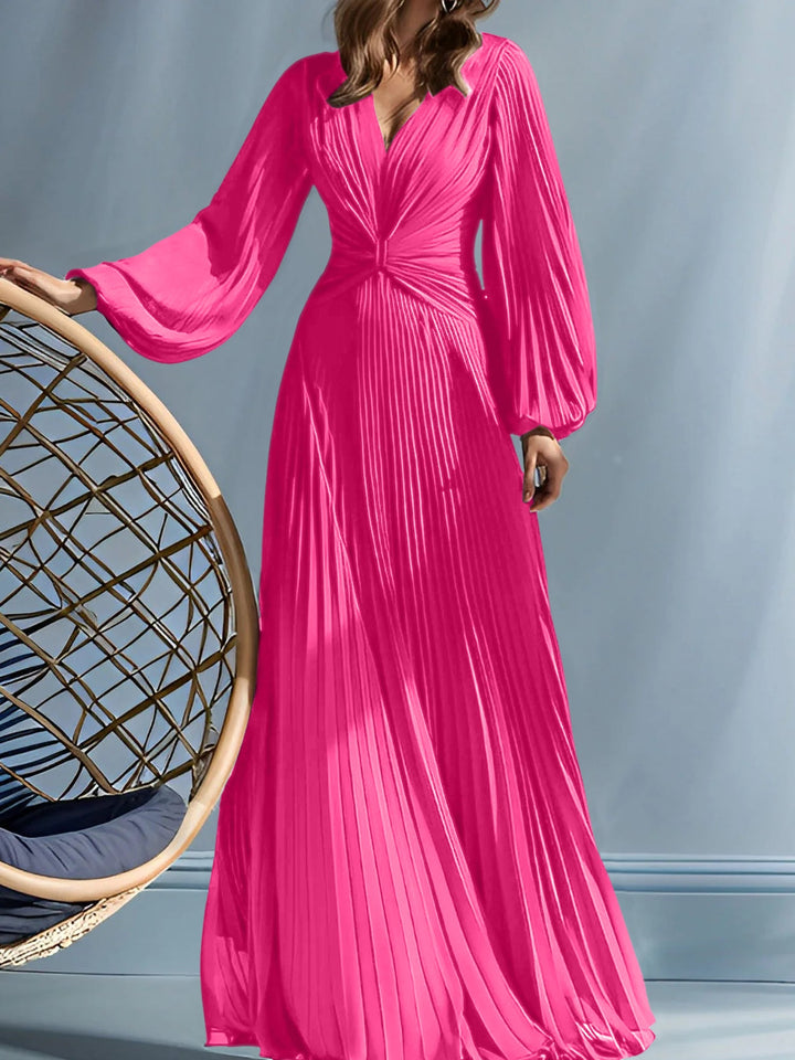 Robes de Mère de la Mariée A-Line/Princess à Col en V avec Fronces