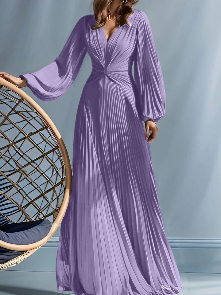 Robes de Mère de la Mariée A-Line/Princess à Col en V avec Fronces