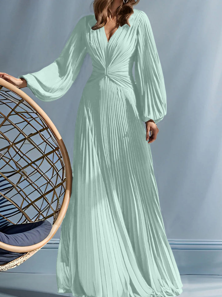 Robes de Mère de la Mariée A-Line/Princess à Col en V avec Fronces