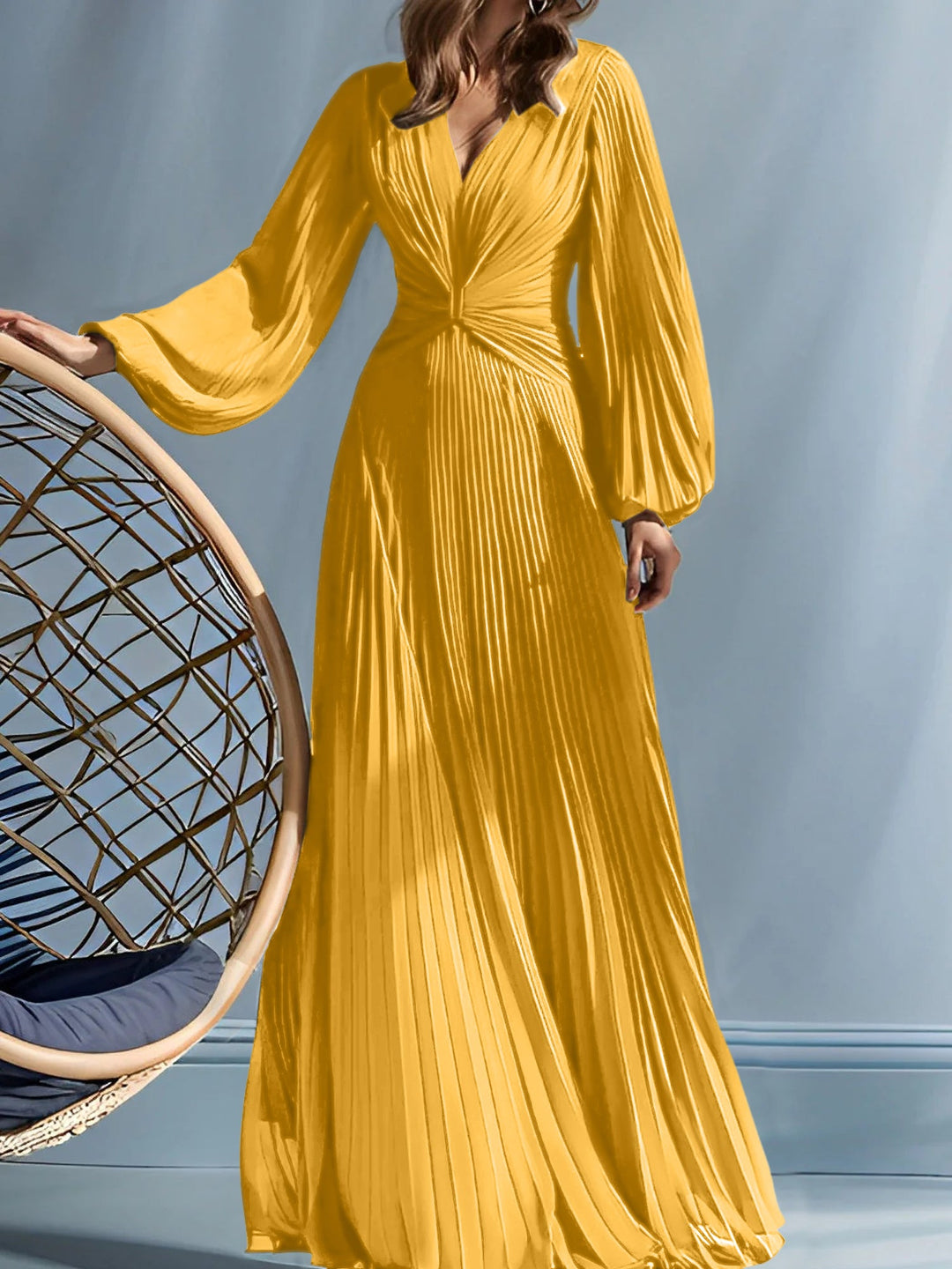 Robes de Mère de la Mariée A-Line/Princess à Col en V avec Fronces