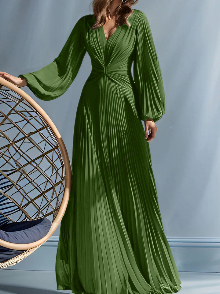 Robes de Mère de la Mariée A-Line/Princess à Col en V avec Fronces