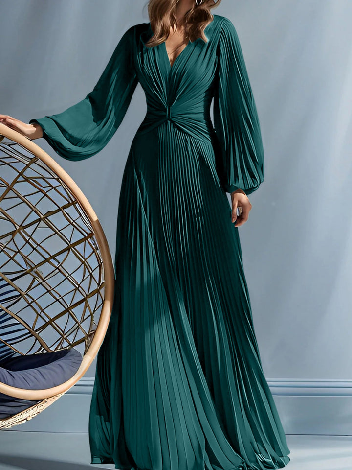 Robes de Mère de la Mariée A-Line/Princess à Col en V avec Fronces