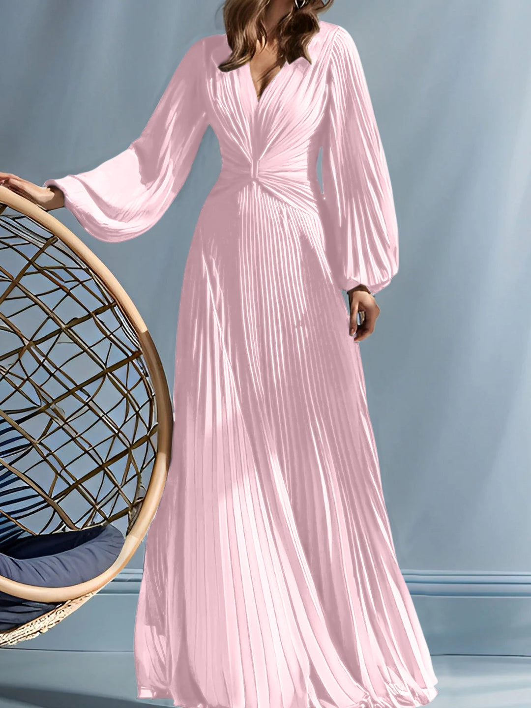 Robes de Mère de la Mariée A-Line/Princess à Col en V avec Fronces