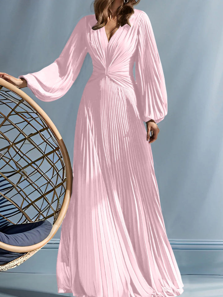 Robes de Mère de la Mariée A-Line/Princess à Col en V avec Fronces