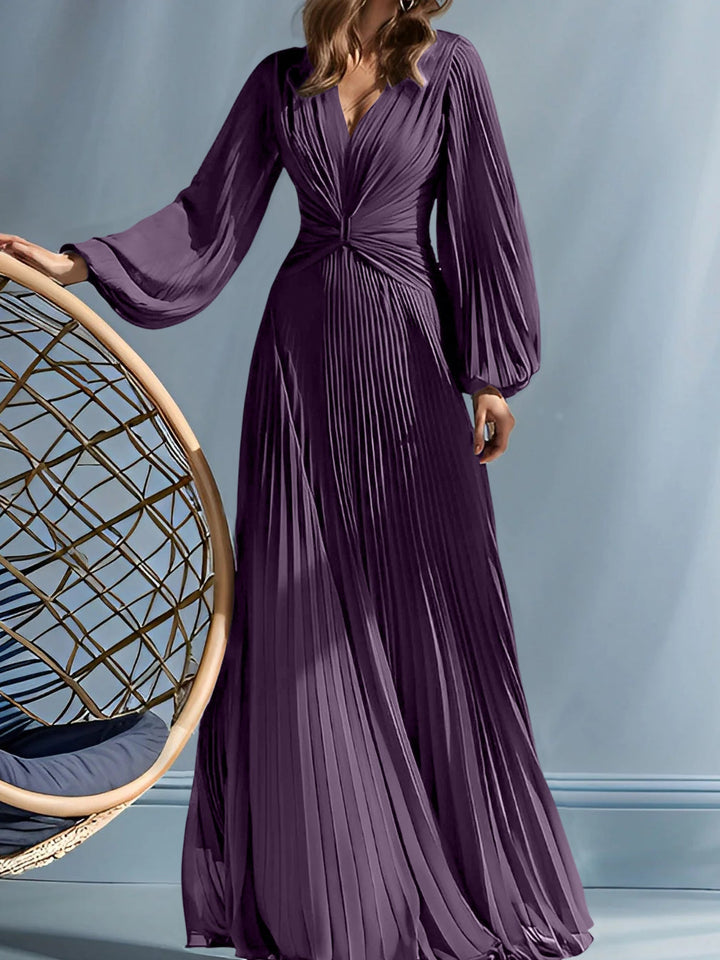 Robes de Mère de la Mariée A-Line/Princess à Col en V avec Fronces