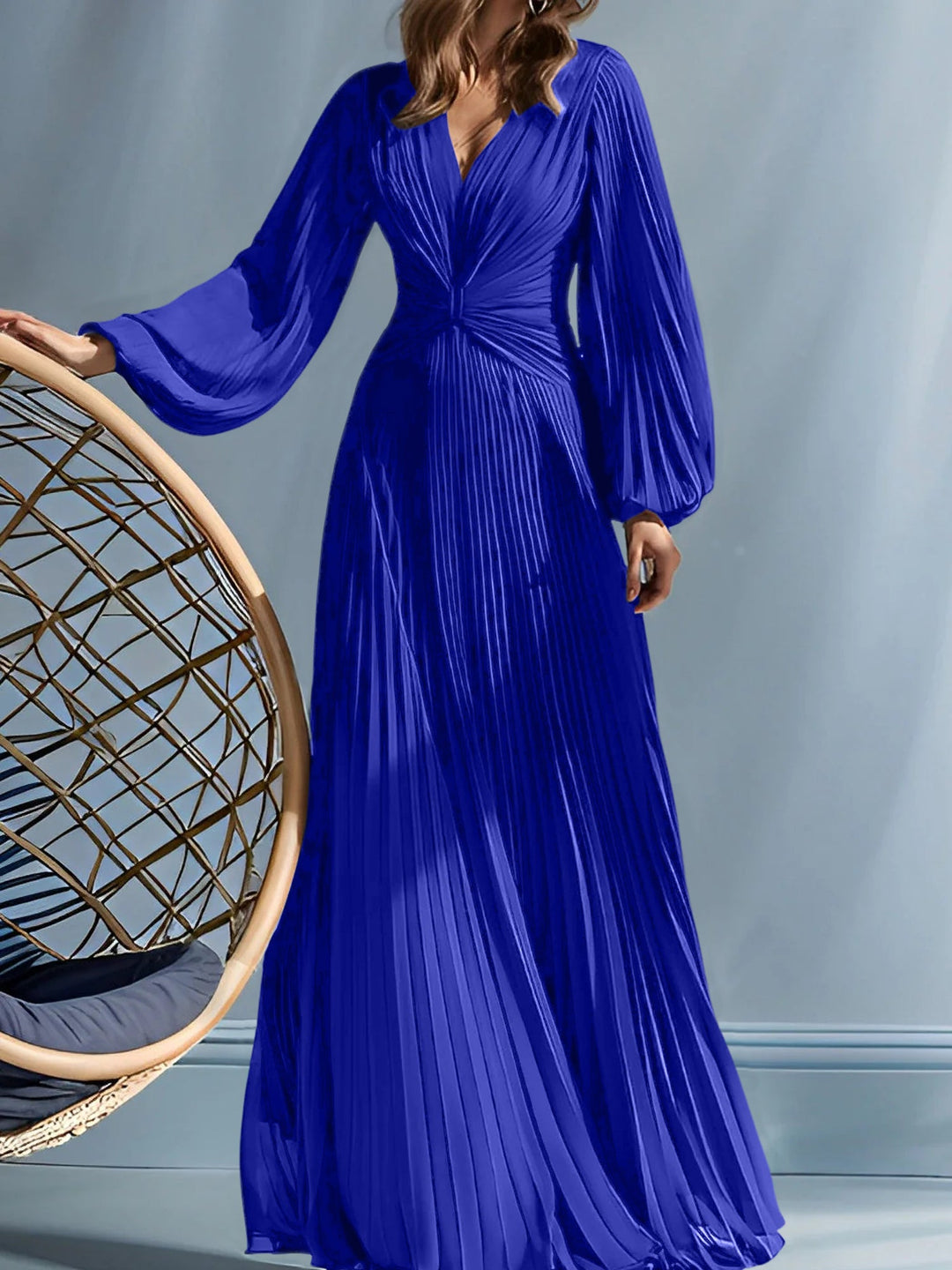 Robes de Mère de la Mariée A-Line/Princess à Col en V avec Fronces