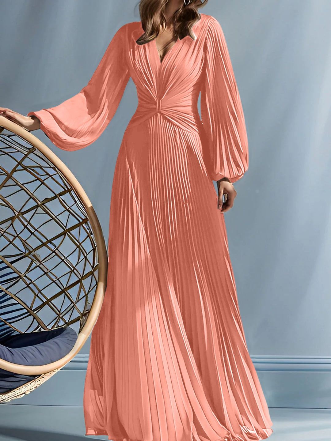 Robes de Mère de la Mariée A-Line/Princess à Col en V avec Fronces