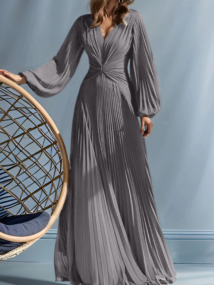 Robes de Mère de la Mariée A-Line/Princess à Col en V avec Fronces