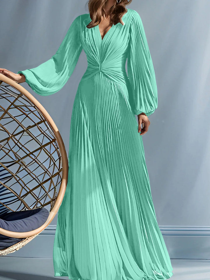 Robes de Mère de la Mariée A-Line/Princess à Col en V avec Fronces