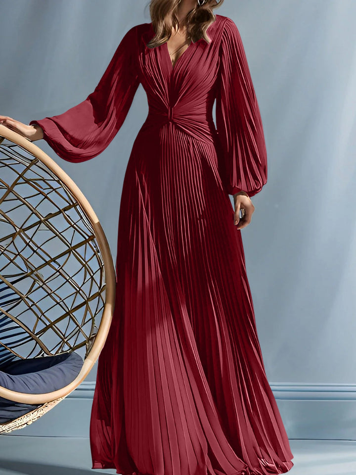 Robes de Mère de la Mariée A-Line/Princess à Col en V avec Fronces