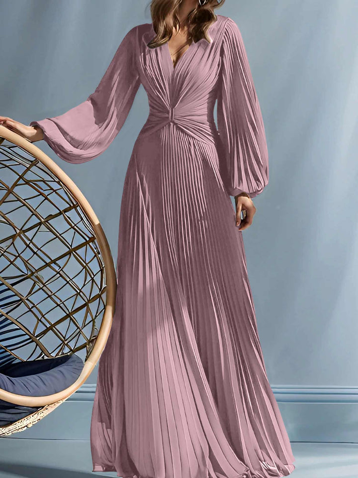 Robes de Mère de la Mariée A-Line/Princess à Col en V avec Fronces