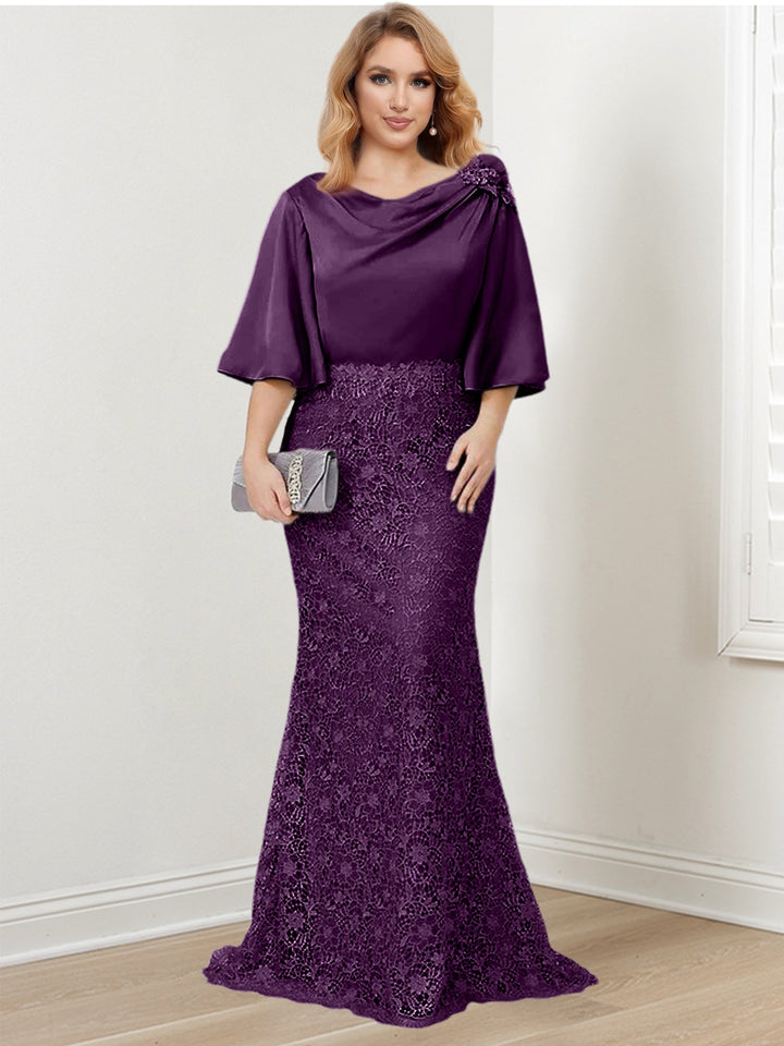 Robes de Mère de la Mariée Trompette/Sirène avec Appliques