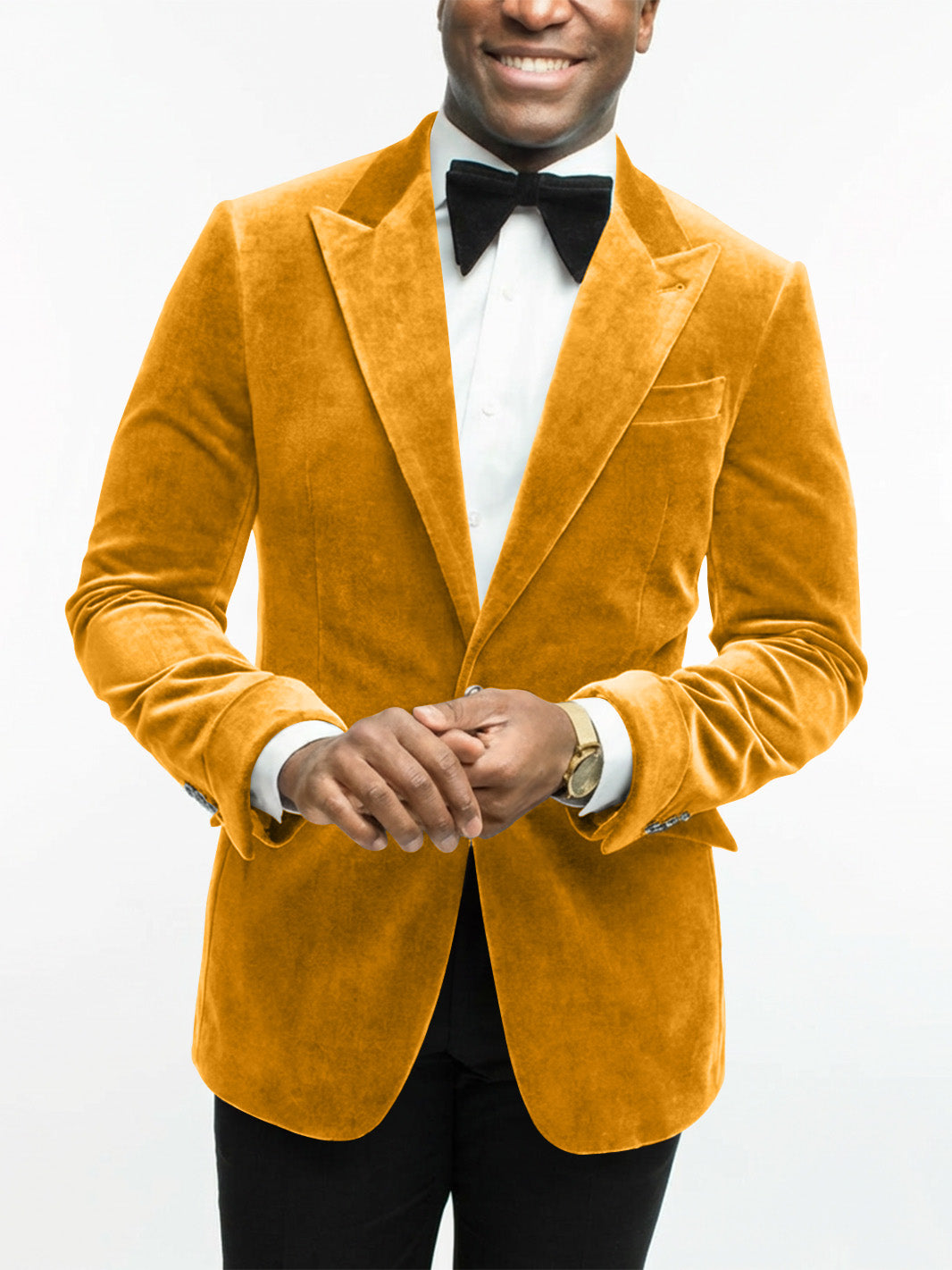 Veste Habillée en Velours à Un Bouton et à Coupe Ajustée pour Homme, Verte