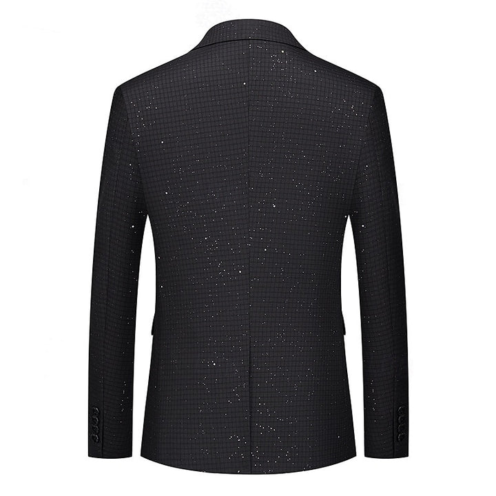 Veste homme noir, rose, café, à carreaux, coupe régulière standard, droit, 1 bouton