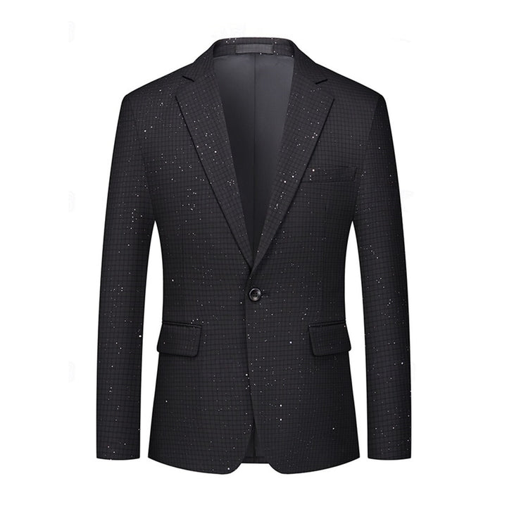 Veste homme noir, rose, café, à carreaux, coupe régulière standard, droit, 1 bouton