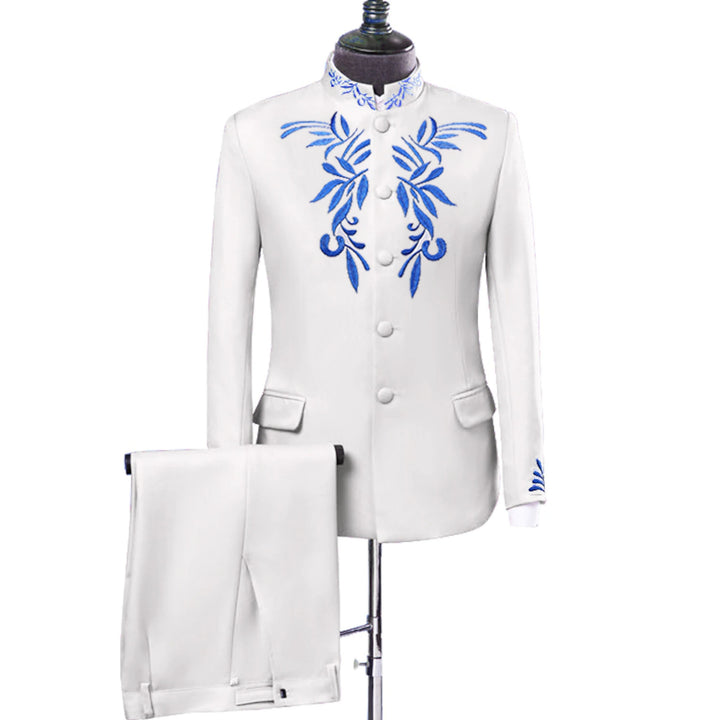 Costume homme 2 pièces, coupe ajustée, droit, plusieurs boutons, pour soirée/galas