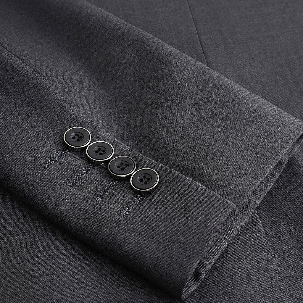 Veste homme décontractée, coupe régulière standard, droit, 2 boutons