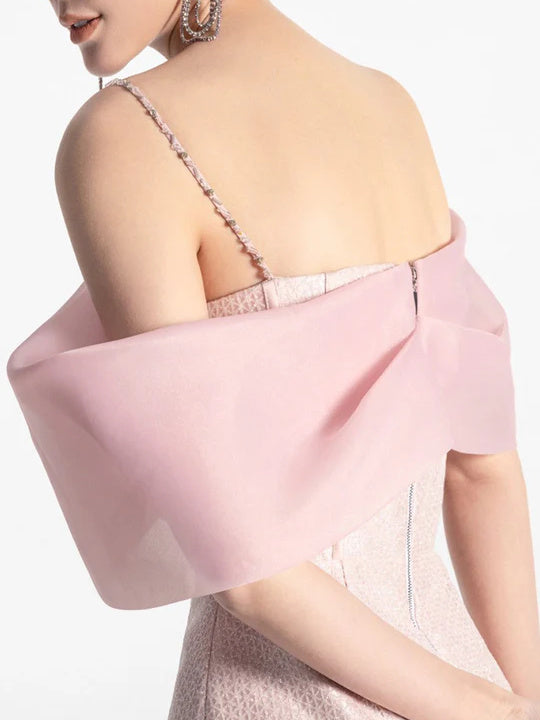 Robe de Soirée Courte/Mini à Bretelles Spaghetti Sans Manches et Fourreau/Colonne