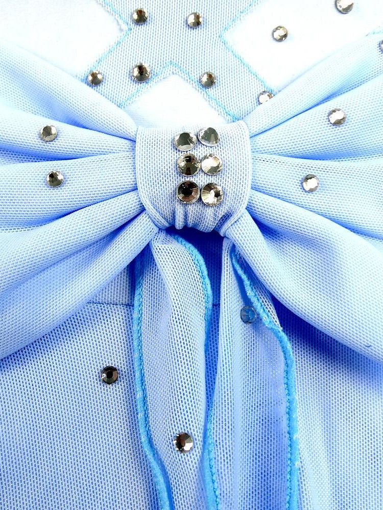 Robe de Patinage Artistique pour Femmes et Filles, Vêtements de Danse Sur Glace, Robe de Patinage Sur Glace Extensible à Manches Longues avec Cristaux/Strass