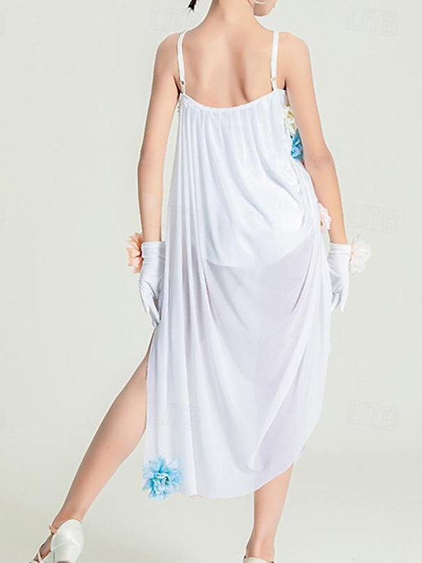 Robe de Danse pour Enfants Pure Color pour Filles Performance et Pure Color