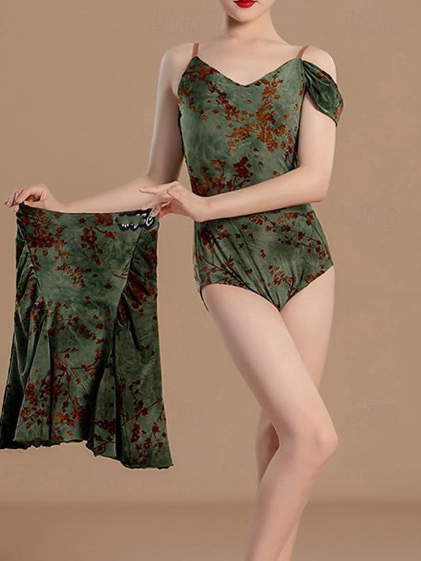 Jupes de Danse pour Enfants, Impression Floquée, Performance et Impression pour Filles