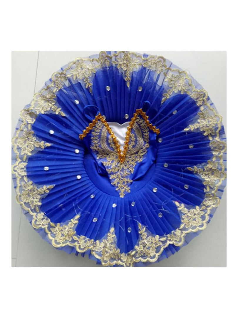 Vêtements de Danse pour Enfants en Dentelle, Tulle, Spandex, Épissure, Performance et Impression pour Filles