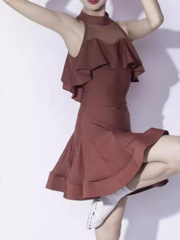 Jupes de Danse pour Enfants, Sans Manches, pour Spectacles et Chinlon pour Filles