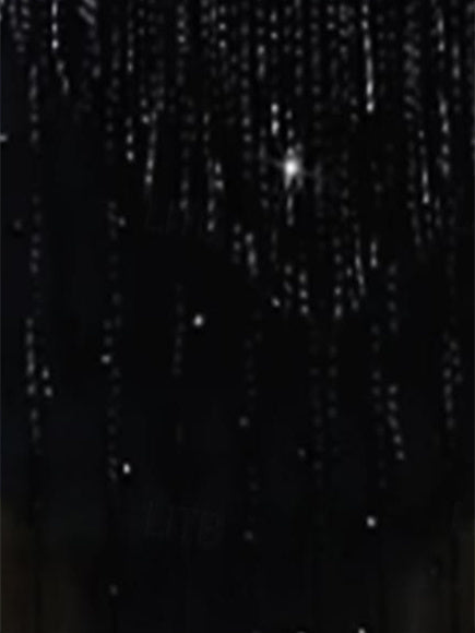 Robe de Danse Latine pour Femmes, Tenue de Danse Latine à Pompons en Strass, Entraînement de Performance pour Femmes, Manches Longues