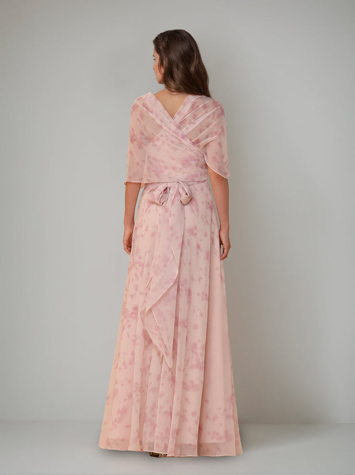 Ligne A/Princesse Une Épaule Sans Manches La Longueur du Sol Robes de Demoiselle d'Honneur avec Côté Divisé & Pleated