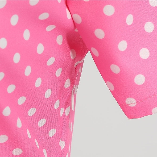 Robe de Costume D'Halloween à Volants, Coupe A-Line/Princess, Col Bijou, Manches Courtes, Longueur Genou