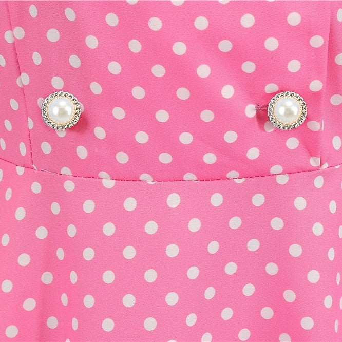 Robe de Costume D'Halloween à Volants, Coupe A-Line/Princess, Col Bijou, Manches Courtes, Longueur Genou