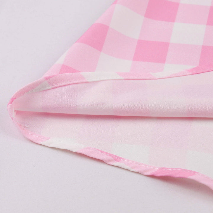 Robe de Costume D'Halloween à Bretelles Spaghetti Sans Manches, Coupe A-Line/Princess, Longueur Genou, avec Nœud Papillon