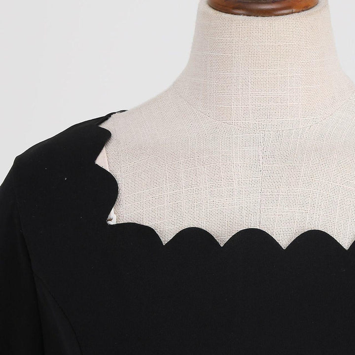 Robe de Costume de Spectacle D'Halloween à Manches 3/4 de Forme Trapèze/Princesse