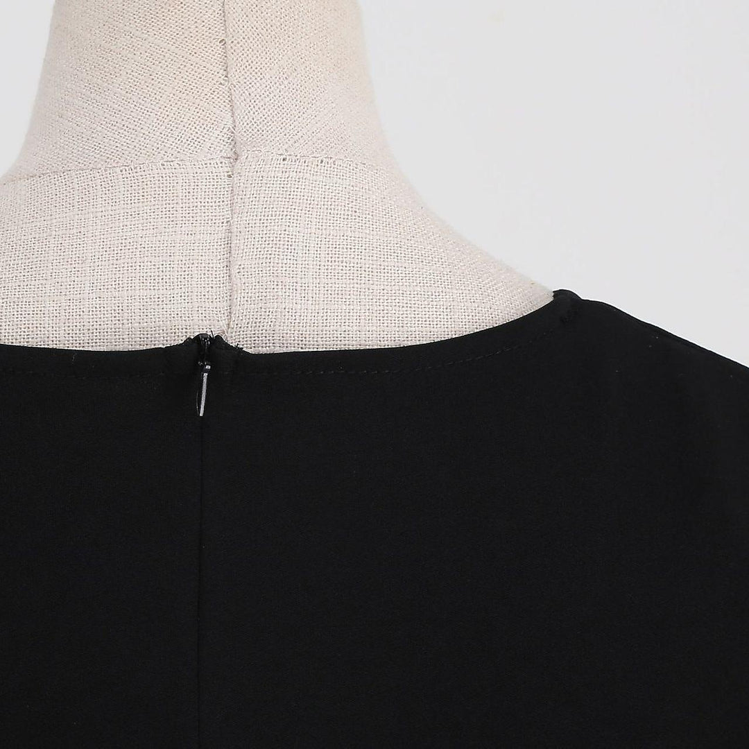 Robe de Costume de Spectacle D'Halloween à Manches 3/4 de Forme Trapèze/Princesse